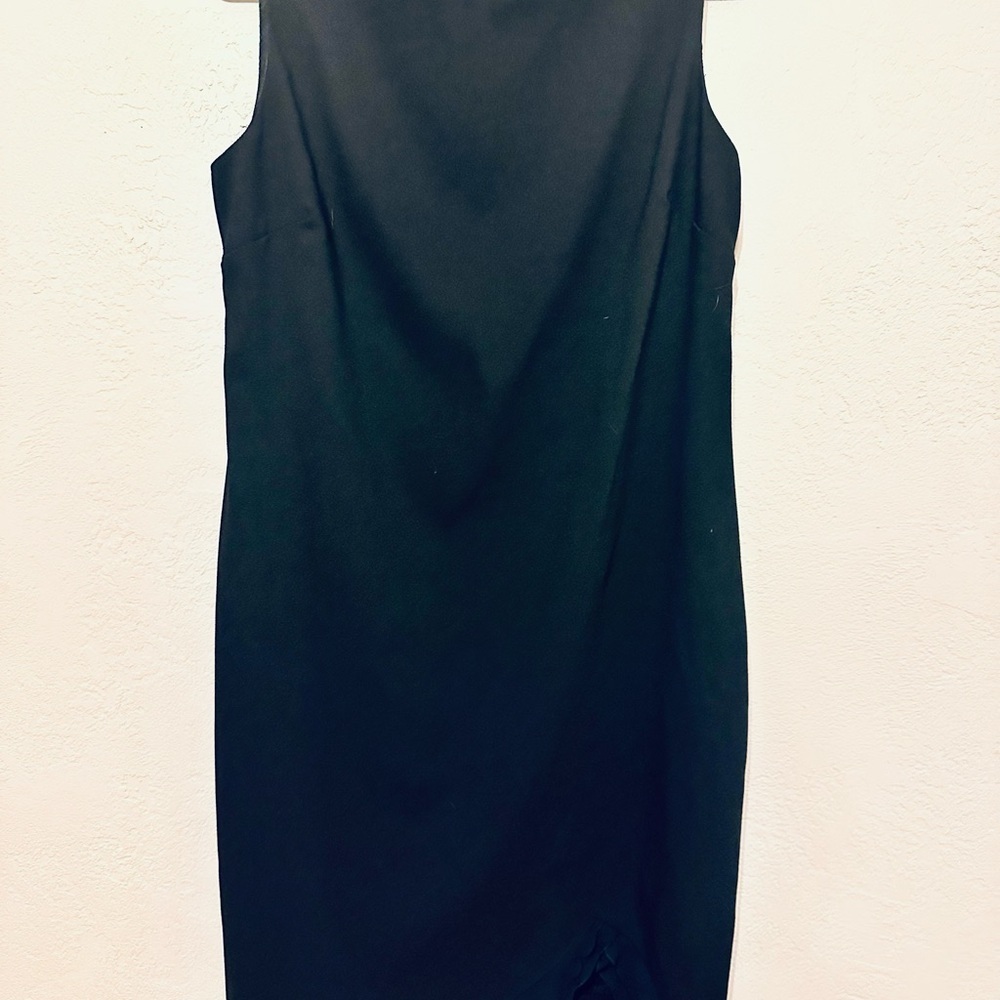 Talbots Classic Black Midi Dress